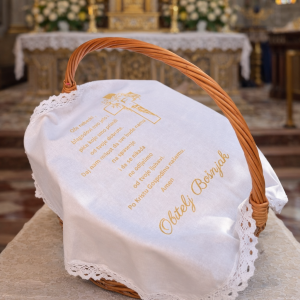 Pokrivka za blagoslov – zlatna