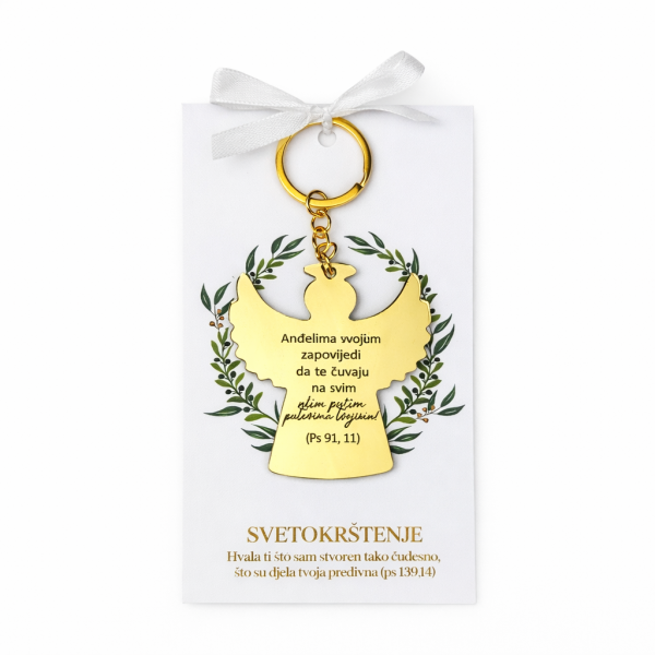 Privjesak plexi anđeo