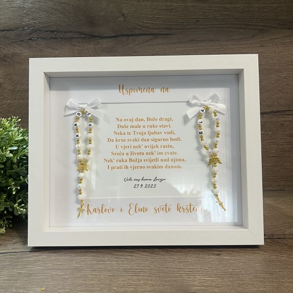 Okvir za bebu s krunicom