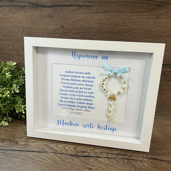 Okvir za bebu s krunicom