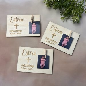 Drveni magnet sa slikom