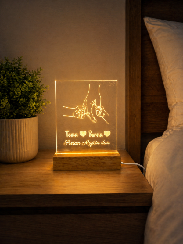 Personalizirana lampa za Majčin dan