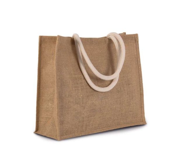 ki0219-naturalgold-c1 Personalizirana jutena torba/ceker s imenom