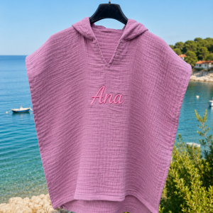 Muslin pončo