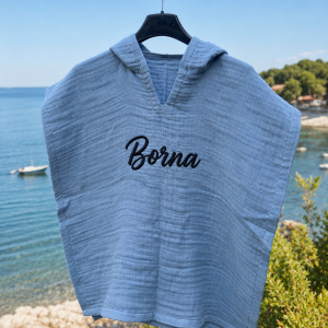 Muslin pončo